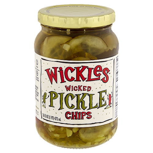 Wickles Wicked Pickle Chips, 16 fl oz