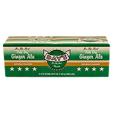 Day's Pale Dry Ginger Ale, 355 ml, 12 count