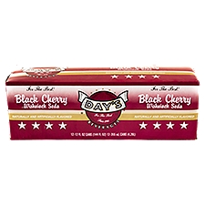 Day's Black Cherry Wishniak, Soda, 144 Fluid ounce