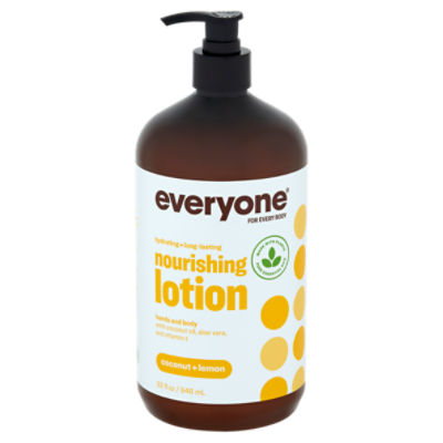 Everyone Coconut + Lemon Hands and Body Nourishing Lotion, 32 fl oz