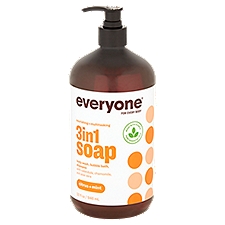 Everyone Citrus + Mint 3 in 1, Soap, 32 Ounce