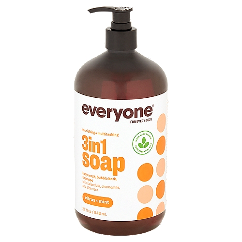 Everyone Citrus + Mint 3in1 Soap, 32 fl oz