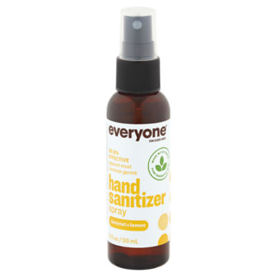 Everyone Coconut + Lemon Hand Sanitizer Spray, 2 fl oz