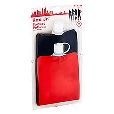 Red Jr. 8 fl oz, Pocket Pub Flask, 2 Each