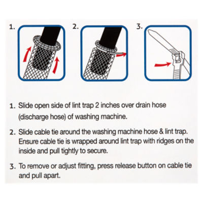 C Les Plumbing LLC - Install a Lint Catcher on Your Washing Machine Hose If  the drain for your washing machine hasn't ever backed up, you're lucky. Lint,  bits of fabric, facial