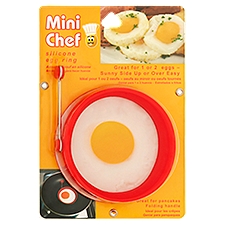 Mini Chef Silicone, Egg Ring, 1 Each