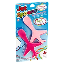 Jet Spoons Toddler Feeding Spoons, 6m+, 2 count