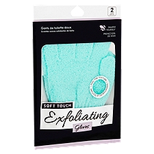 Jacent Soft Touch Exfoliating Gloves, 2 count