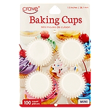 Crave Mini Baking Cups, 100 count