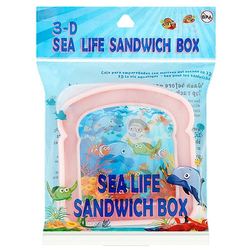 3-D Sea Life Sandwich Box