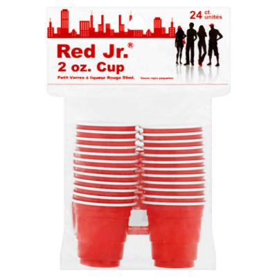 Red Jr. 2 oz Cup, 24 count