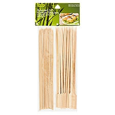 Assorted 10'', Bamboo Skewers, 75 Each