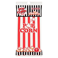 Jacent Pop Corn Bags, 10 count