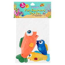 Jacent Toy Set, Ocean Splash Fish Squirters 8+ months, 3 Each