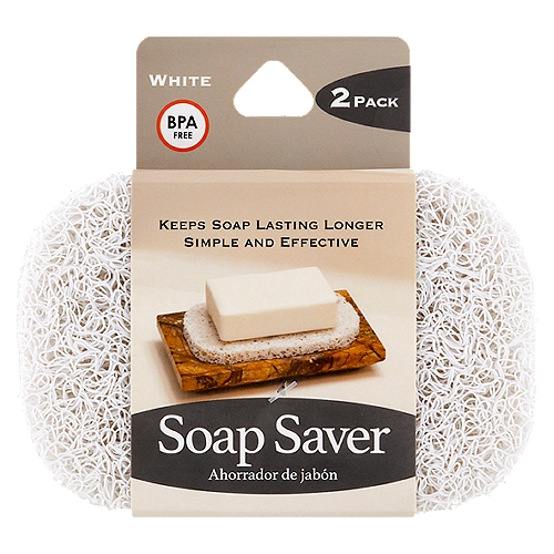 Brite Concepts Jacent White Soap Saver, 2 count