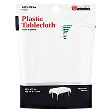 Jacent Culinary Elements Plastic Tablecloth