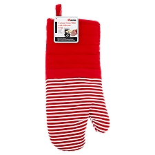 Jacent Culinary Elements Cotton Oven Mitt with Silicone Grip, 1 Each