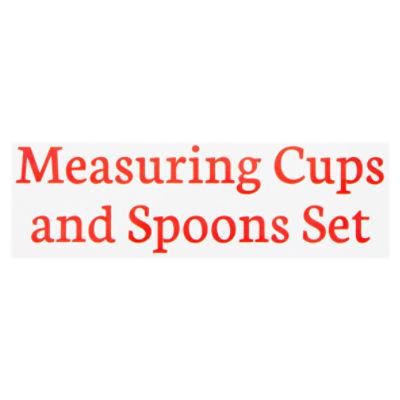 Crave Measuring Spoon and Cup set-(8 Count) 