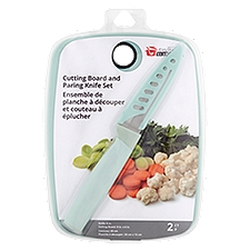 Jacent Culinary Elements Cutting Board and Paring Knife Set, 2 count