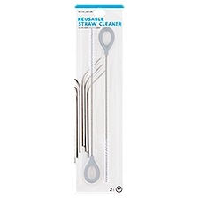 Jacent Reusable Straw Cleaner, 2 count
