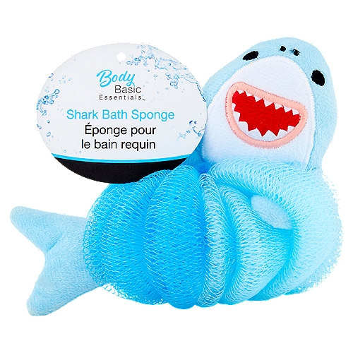 Body Basic Essentials Shark Bath Sponge