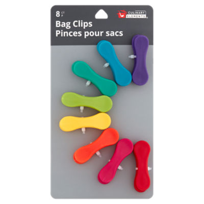 Culinary Elements Bag Clips, 8 count