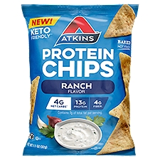 Atkins Ranch Flavor Protein Chips, 1.1 oz