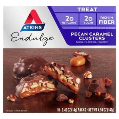 Atkins Endulge Pecan Caramel, Clusters