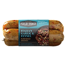 FIELD ROAST Italian Garlic & Fennel Plant-Based Sausages, 12.95 oz, 12.95 Ounce