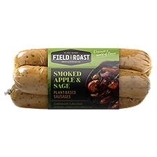 FIELD ROAST Smoked Apple & Sage Plant-Based Sausages, 4 count, 12.95 Ounce
