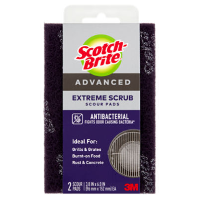 Scotch-Brite® Extreme Scrub Scour Pad, 2/Pack