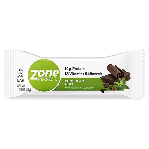 ZonePerfect Nutrition Bars - Chocolate Mint, 21.12 oz