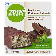 ZonePerfect Classic Nutrition Bar Bar Chocolate Mint