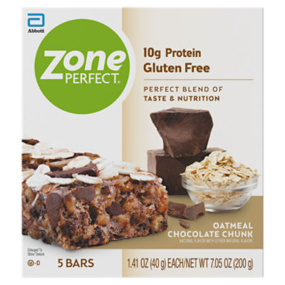 ZonePerfect Classic Nutrition Bar Bar Oatmeal Chocolate Chunk