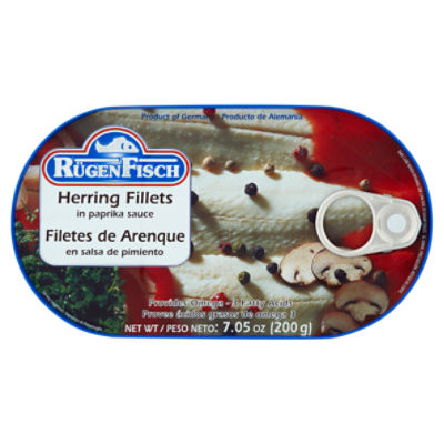 Rügen Fisch Herring Fillets in Paprika Sauce, 7.05 oz