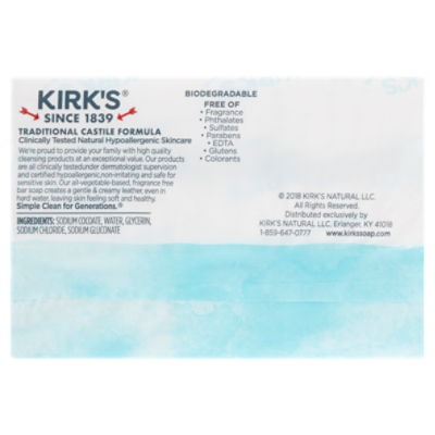 Kirk's Natural Soap  Makeup Brush Cleaner