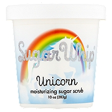 Primal Elements Sugar Whip Unicorn Moisturizing, Sugar Scrub, 10 Ounce