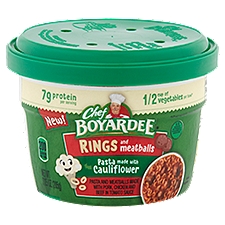 Chef Boyardee Pasta, Rings and Meatballs, 7.25 Ounce