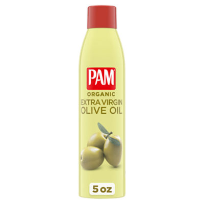 Pam Organic Extra Virgin Olive Oil No-Stick Cooking Spray, 5 oz