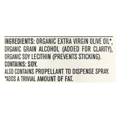 Pam Cooking Spray, Organic, Extra Virgin Olive Oil, No-Stick 5 Oz