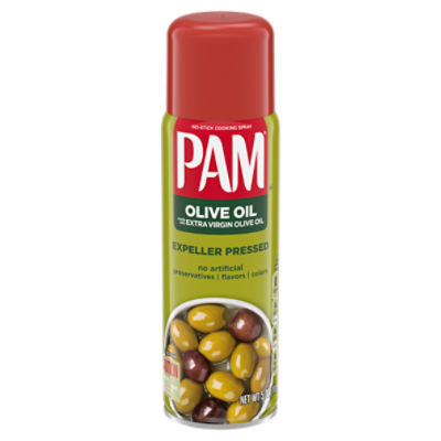 Pam Expeller Pressed Olive Oil NoStick Cooking Spray, 5 oz Fairway