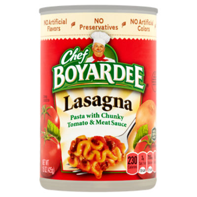 Chef Boyardee Lasagna Pasta, 15 oz