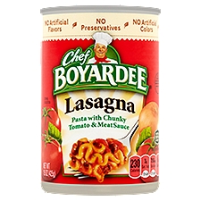 Chef Boyardee Lasagna Pasta, 15 oz, 15 Ounce
