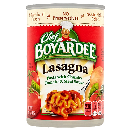 Chef Boyardee Lasagna Pasta, 15 oz