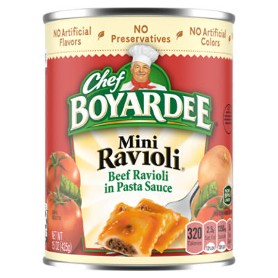 Chef Boyardee Mini Beef Ravioli, 15 oz