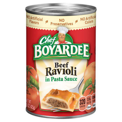 Chef Boyardee Beef Ravioli in Pasta Sauce, 15 oz, 15 Ounce