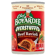 Chef Boyardee Overstuffed Beef Ravioli, 15 oz, 15 Ounce