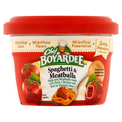 Chef Boyardee Spaghetti & Meatballs, 7.5 oz