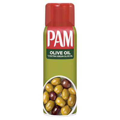 Pam Expeller Pressed Olive Oil No-Stick Cooking Spray, 7 oz