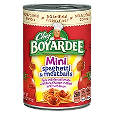 Chef Boyardee Mini Spaghetti & Meatballs, 14.5 oz